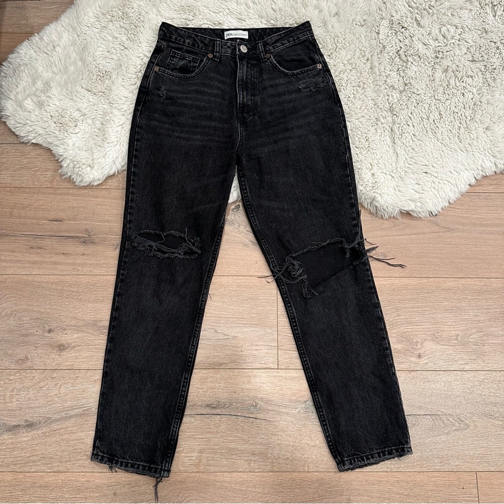 ZARA straight leg Jeans Sz4